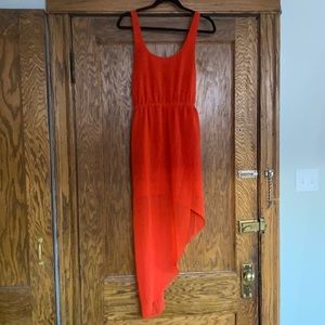 Bright cocktail dress